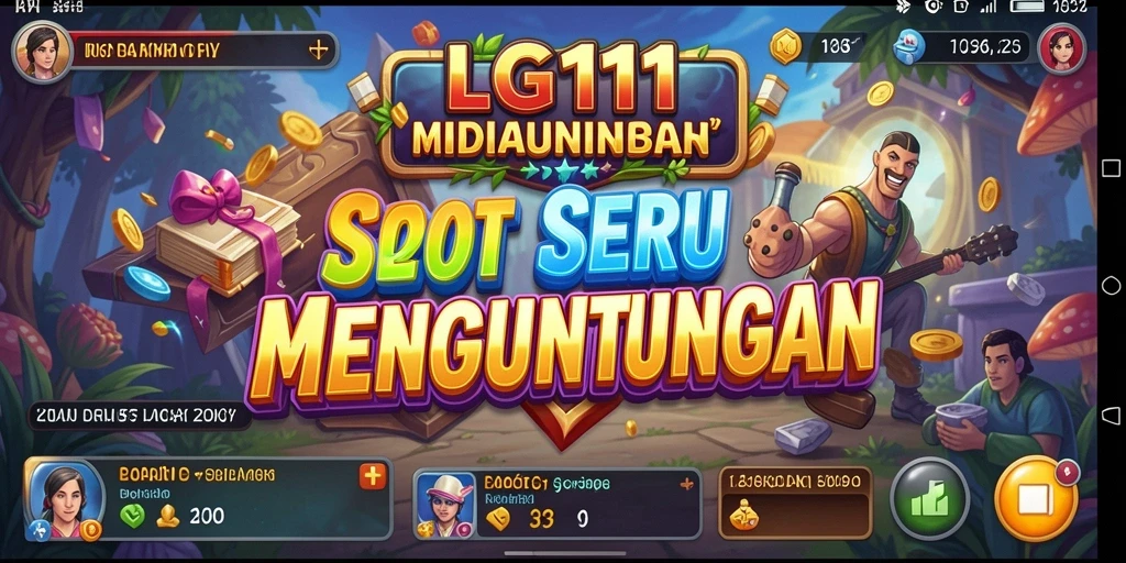 Screenshot utama LG111 menampilkan momen seru saat bermain Slot.