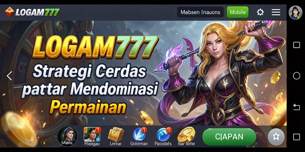 Tampilan menarik dari permainan LOGAM777 dengan strategi yang mendebarkan.