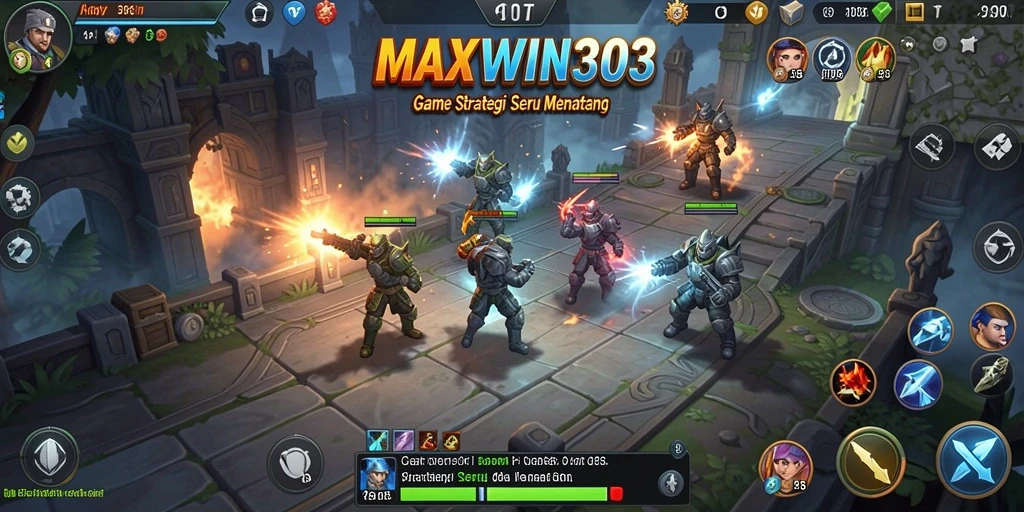 Tampilan gameplay menarik dalam MAXWIN303 dengan strategi mendalam.