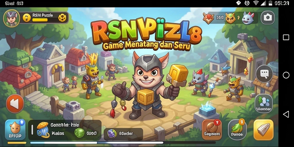 Tampilan gameplay RSNVIP8 dengan tantangan puzzle menarik.