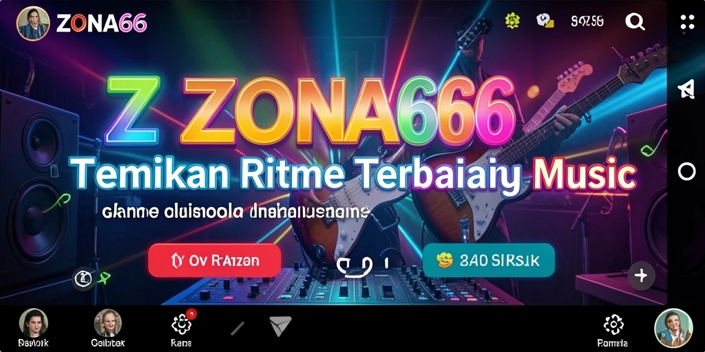 Pengguna menikmati pengalaman interaktif dalam ZONA66 dengan gameplay musik.